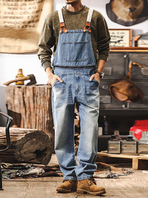 Men's Classic Workwear Denim Overalls – Madepants