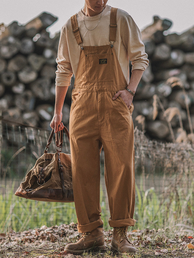 Madepants Duck Chore Overalls Men's Vintage-Inspired Canvas
