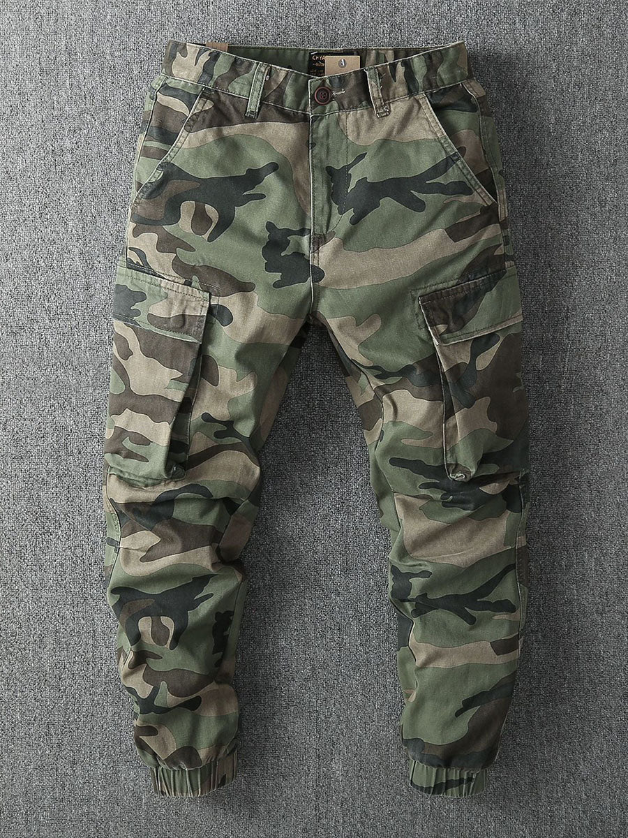 Men's Camouflage Straight Cargo Jeans main image 1