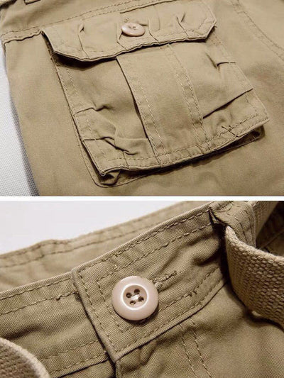 Pantalones cortos cargo de entrenamiento para exteriores para hombre
