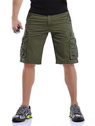Pantalones cortos cargo de entrenamiento para exteriores para hombre