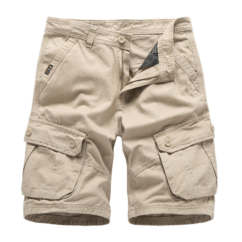 Shorts cargo sueltos para hombre con 6 bolsillos