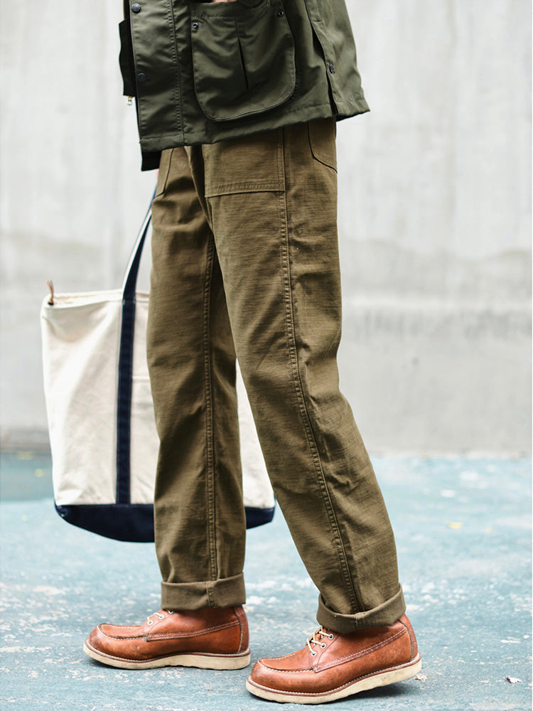 Men's Straight Casual Pants Inspired by OG-107 Fatigue Pants