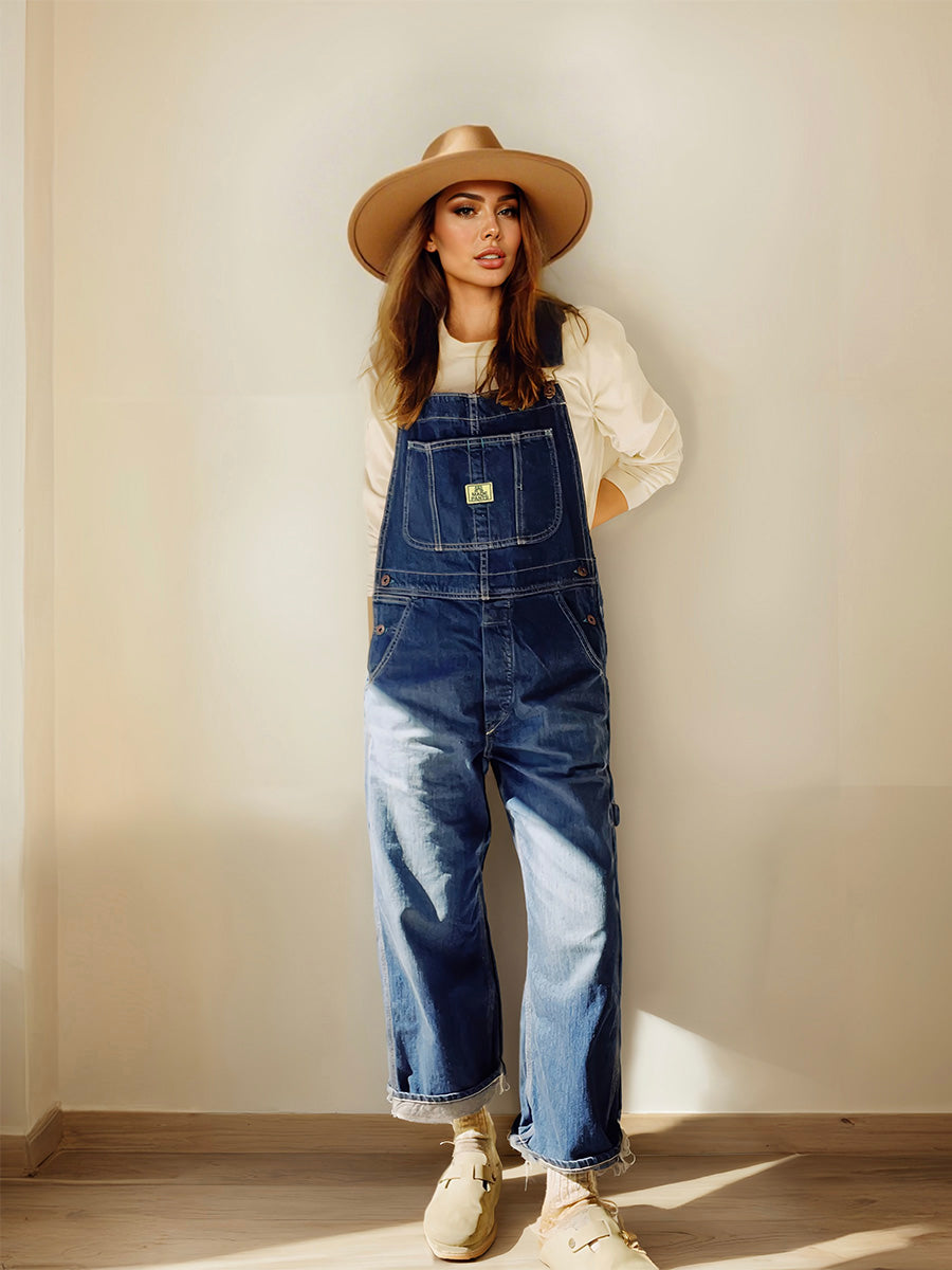 Women's Denim Bib Overalls – Madepants
