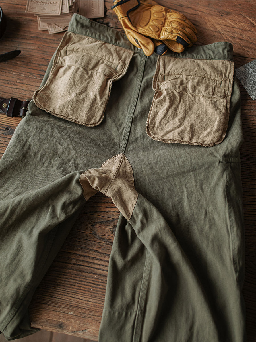 ※貧乏　【French Army M-47 84C】 Houston M-47 French Military Pants Olive Drab
