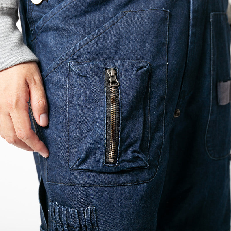 Outdoor Multifunctional Pocket Hip Big Zipper Overalls