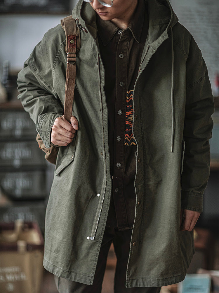 Madepants M51 Parka Jacket Men's Hooded Military Mods Coat Windbreaker
