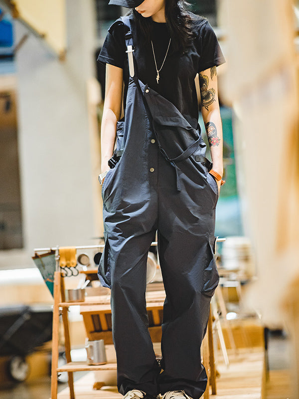 Salopette cargo ample et imperméable pour femme