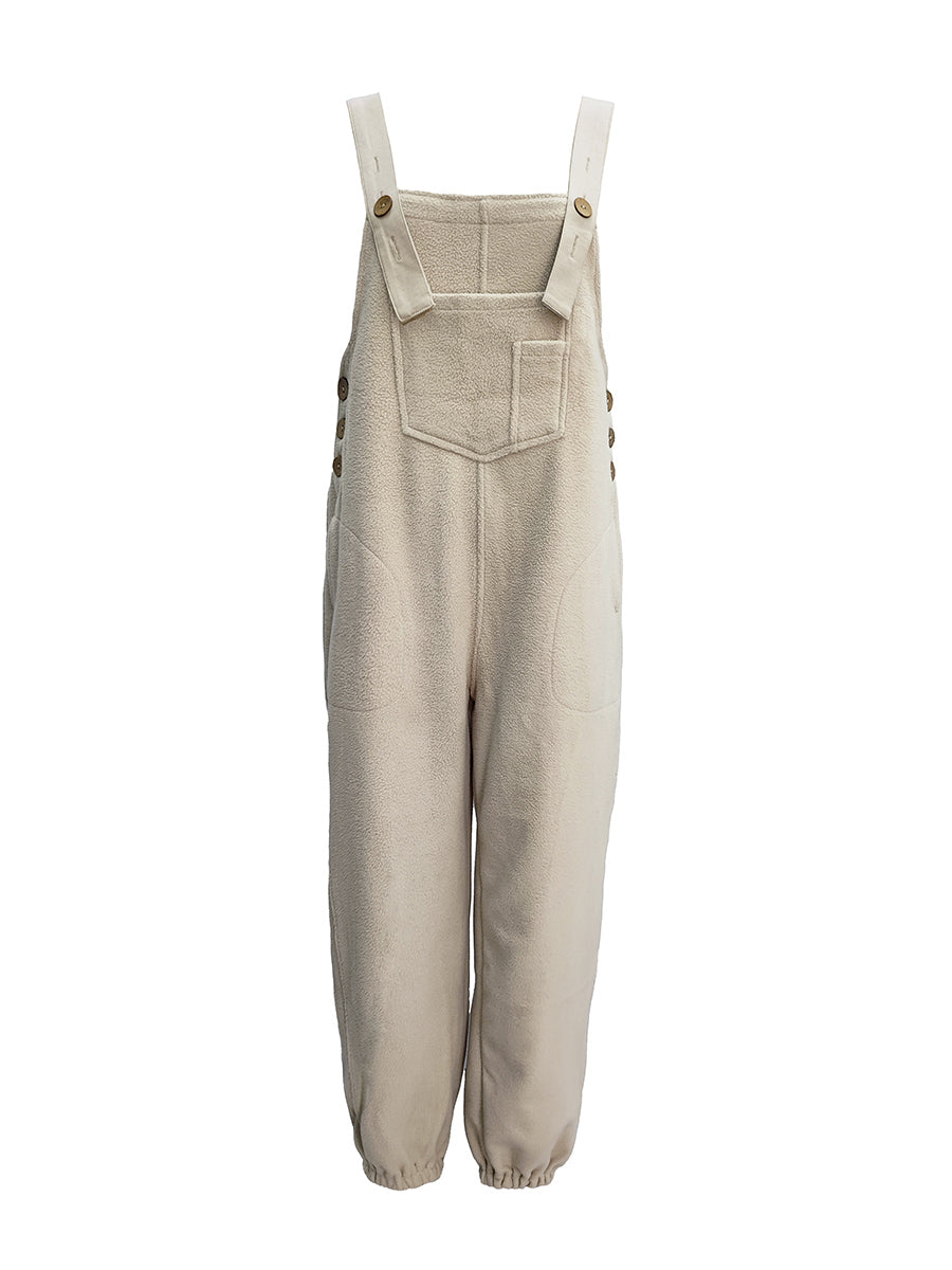 Madepants WarmNest Fleece Overalls Women's Cozy Onesies with