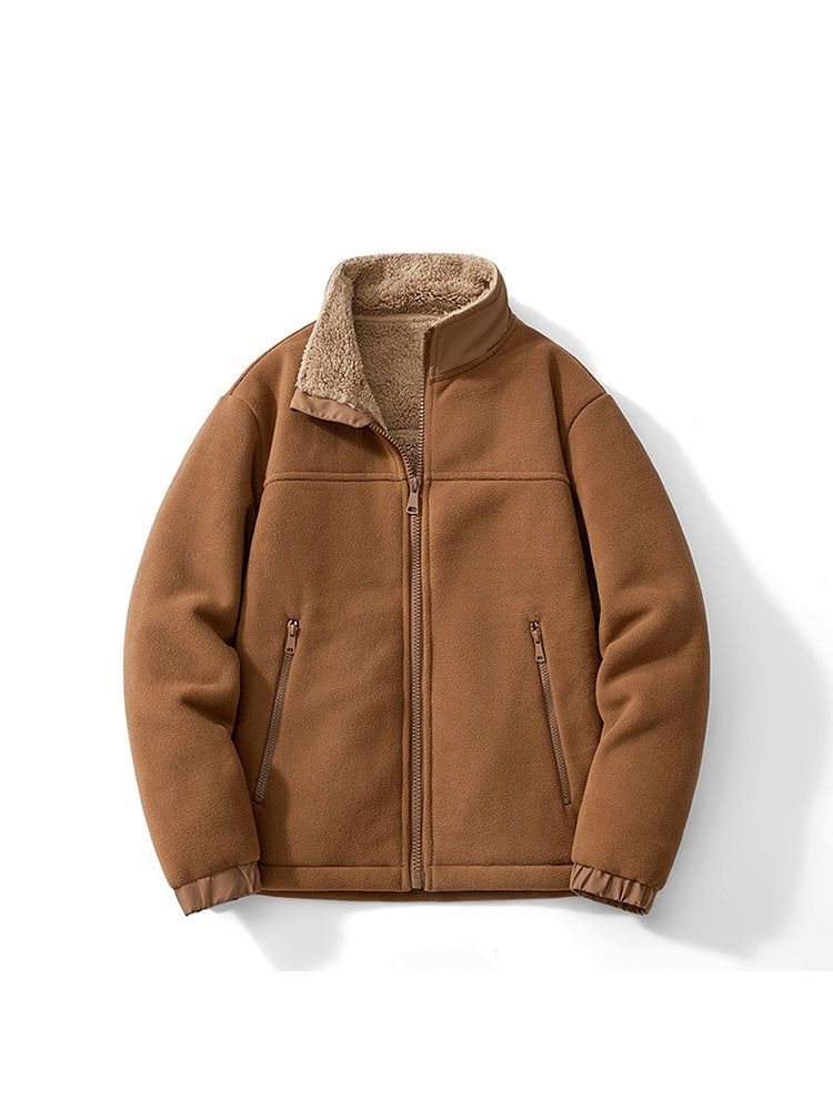 Men's Sherpa Lined Fleece Jacket