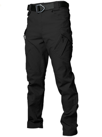 Pantalon tactique d'extérieur à jambes droites et à poches multiples