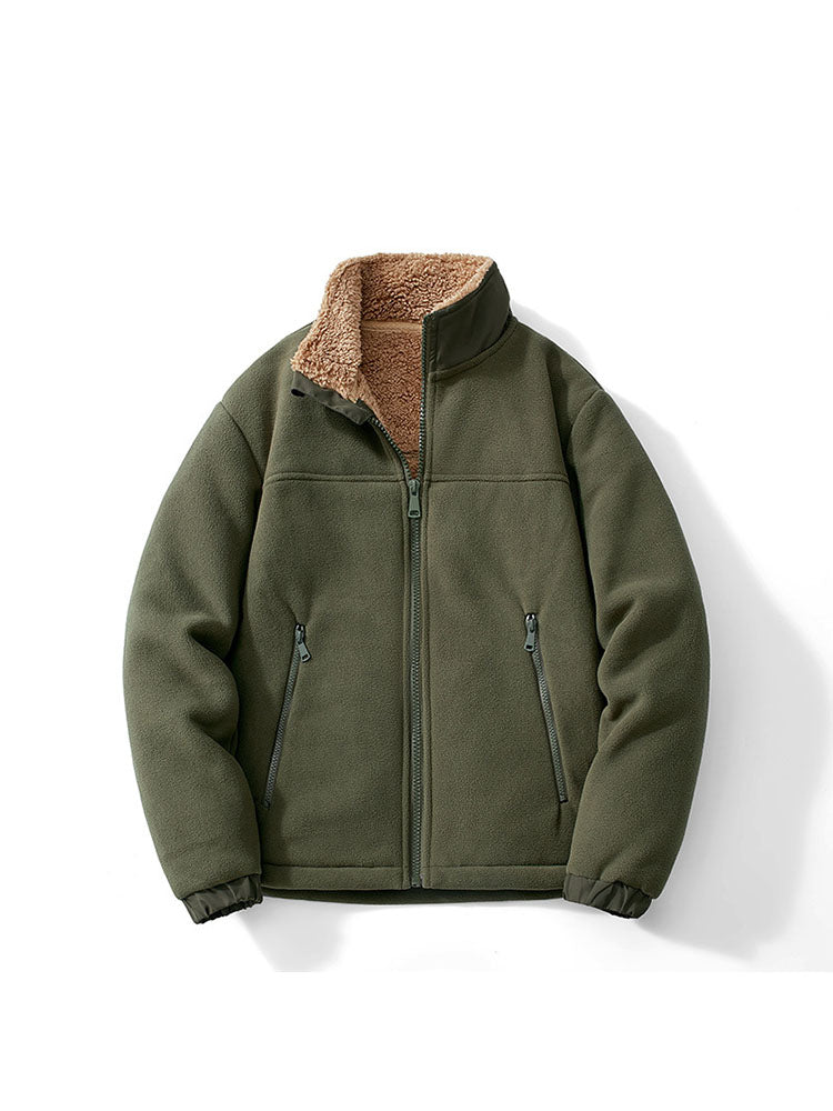 Men's Sherpa Lined Fleece Jacket