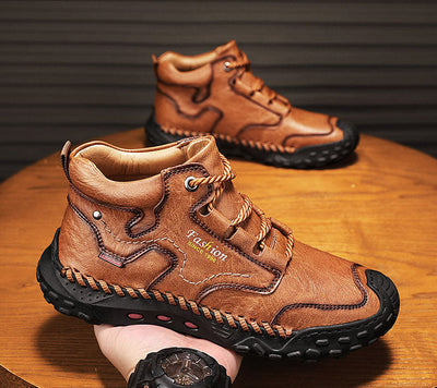 Men's Outdoor Leather Ankle Boots