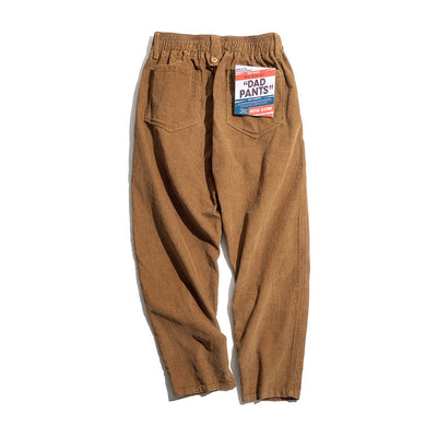 Men's Corduroy Wide Leg Trousers