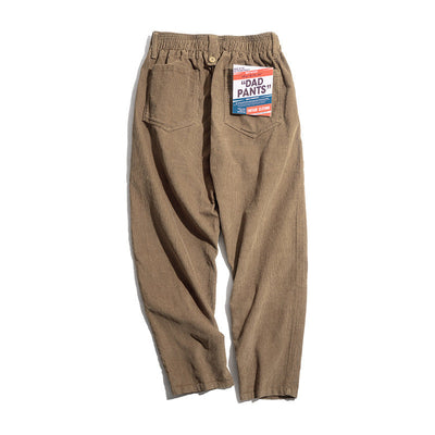 Men's Corduroy Wide Leg Trousers