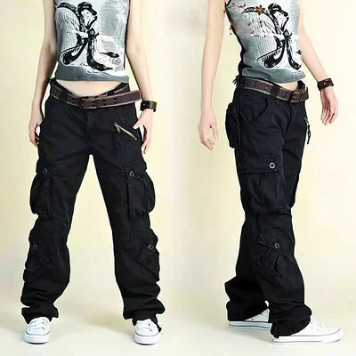Military Baggy Trousers 8 Pockets Cargo Pants