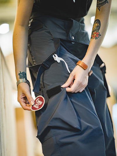 Salopette cargo ample et imperméable pour femme
