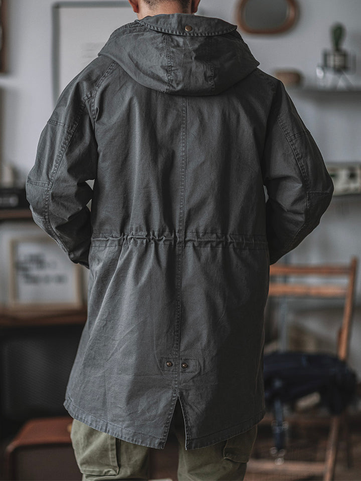 Parka M51 M1951 Coupe-vent Homme – Style Militaire, Queue De Poisson, Pur Coton