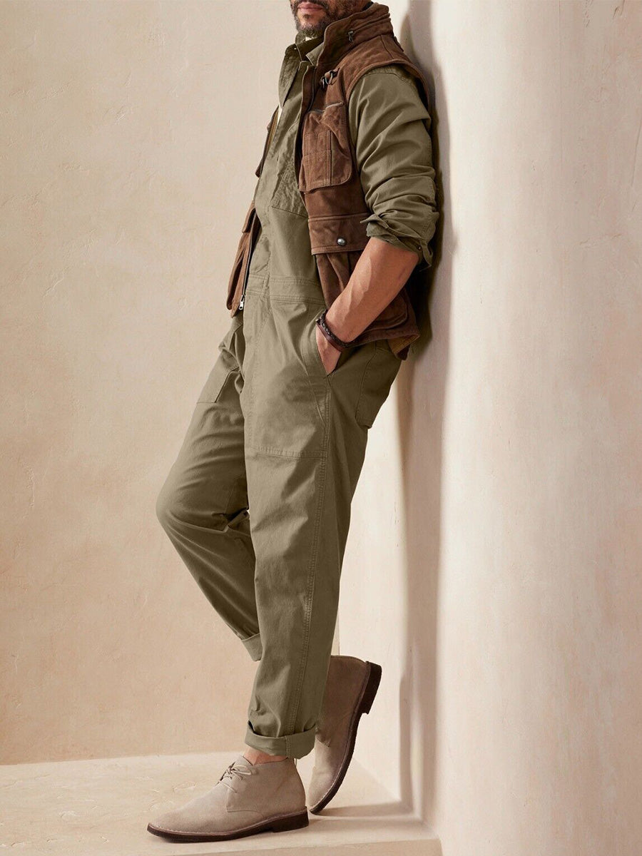 Men's WWll-Inspired Relaxed Fit Flight Jumpsuit – Madepants