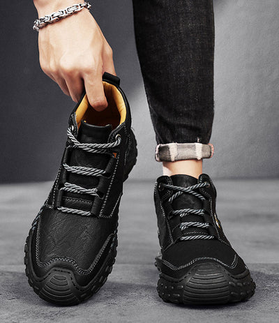 Men's Outdoor Leather Ankle Boots