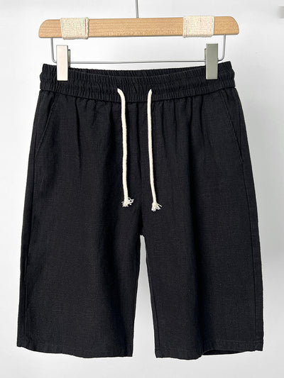 Men's Casual Cotton and Linen Shorts