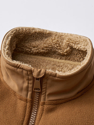 Men's Sherpa Lined Fleece Jacket