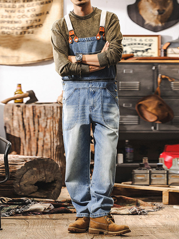 Men's Classic Workwear Denim Overalls – Madepants