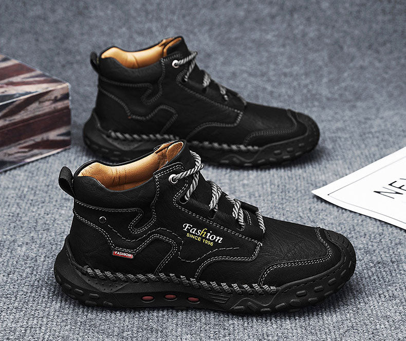 Men's Outdoor Leather Ankle Boots