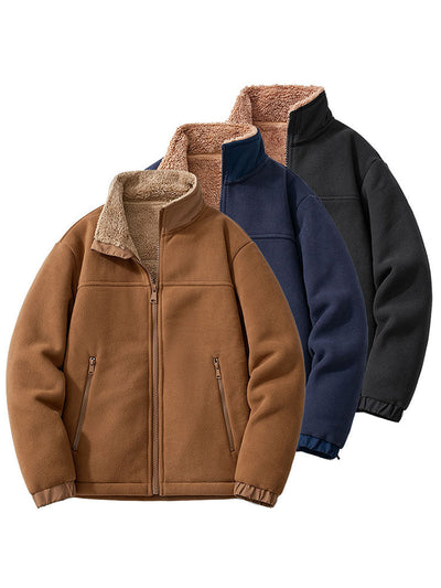 Men's Sherpa Lined Fleece Jacket