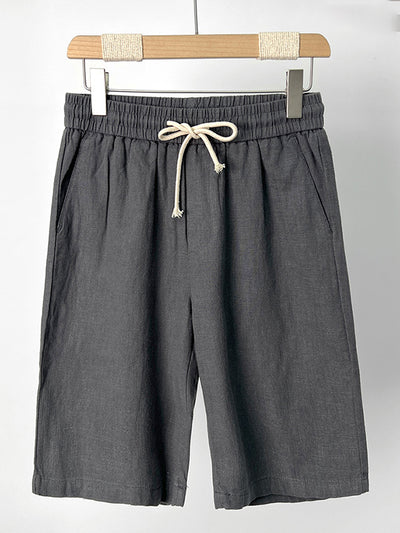 Men's Casual Cotton and Linen Shorts