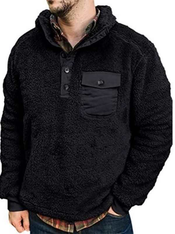 Men's Casual Fleece Warm Pullover