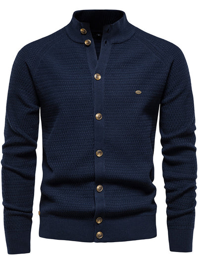 Men's Knitted Cardigan Sweater