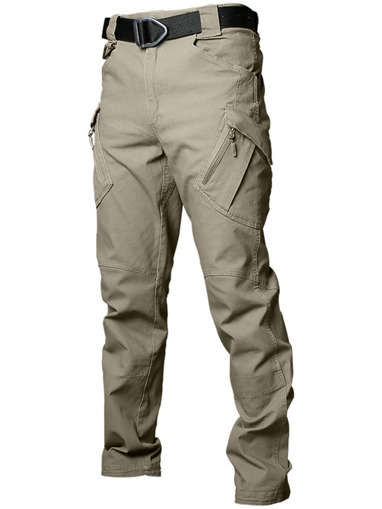 Pantalon tactique d'extérieur à jambes droites et à poches multiples
