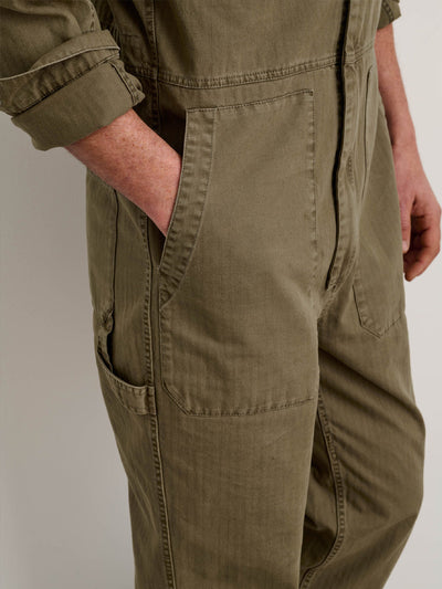 Men's Slim Fit Zip Jumpsuit
