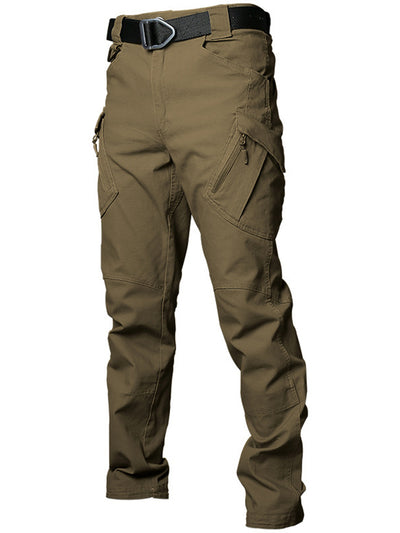 Pantalon tactique d'extérieur à jambes droites et à poches multiples