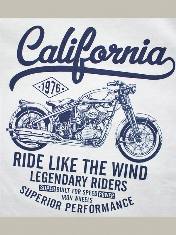 Vintage-Inspired Motorcycle Print Men's Classic T-shirt