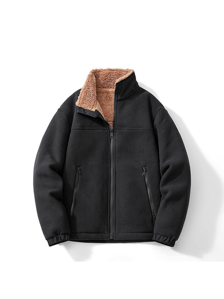 Men's Sherpa Lined Fleece Jacket