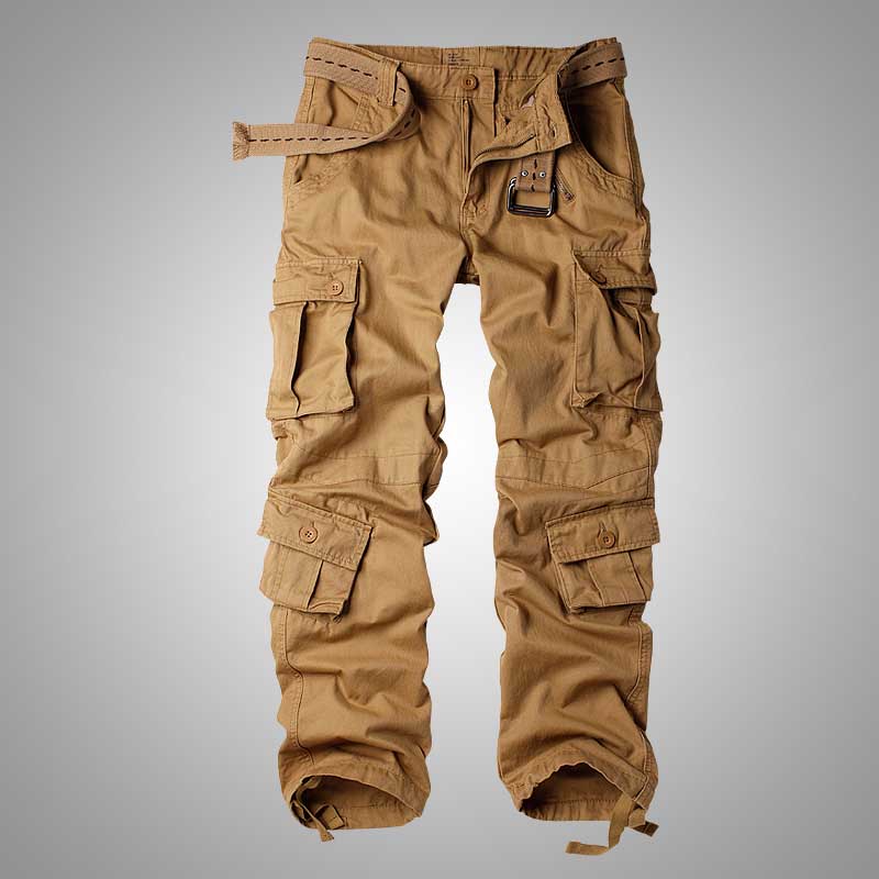 Pantalones holgados militares 8 bolsillos Pantalones cargo