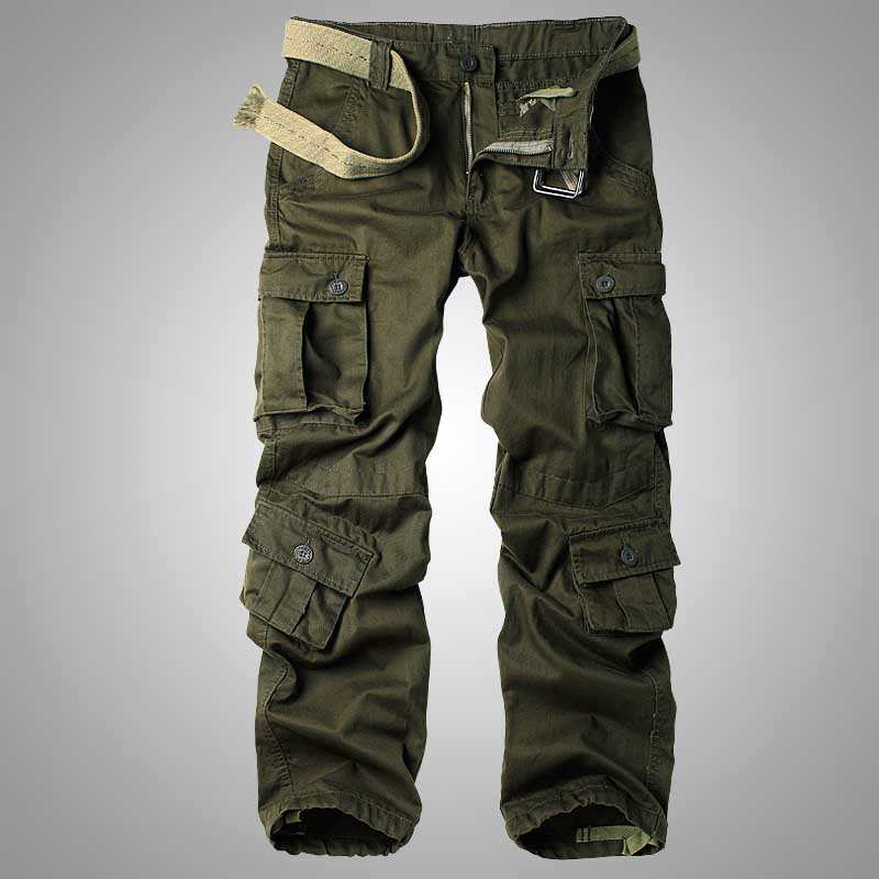 Pantalones holgados militares 8 bolsillos Pantalones cargo