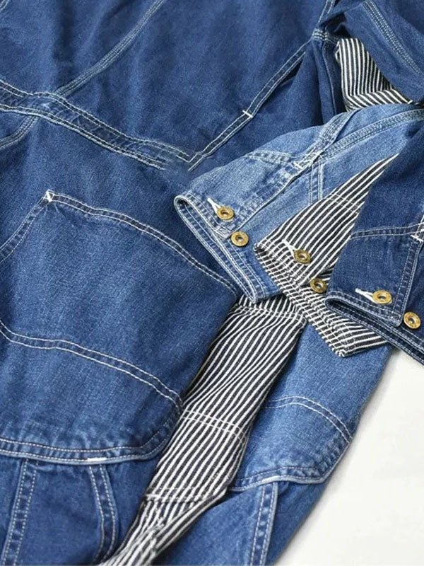 Madepants Artisan Denim Coveralls Men's Zip Long Sleeve