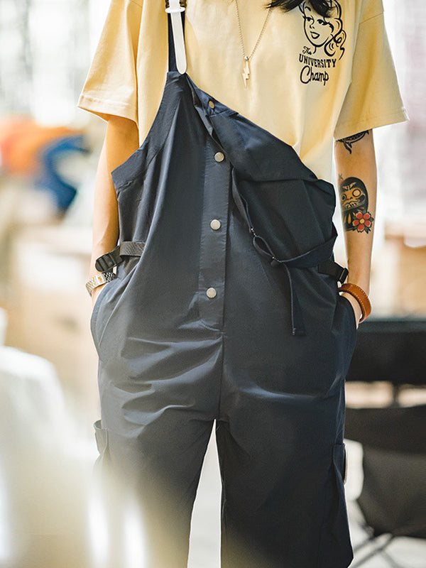 Salopette cargo ample et imperméable pour femme