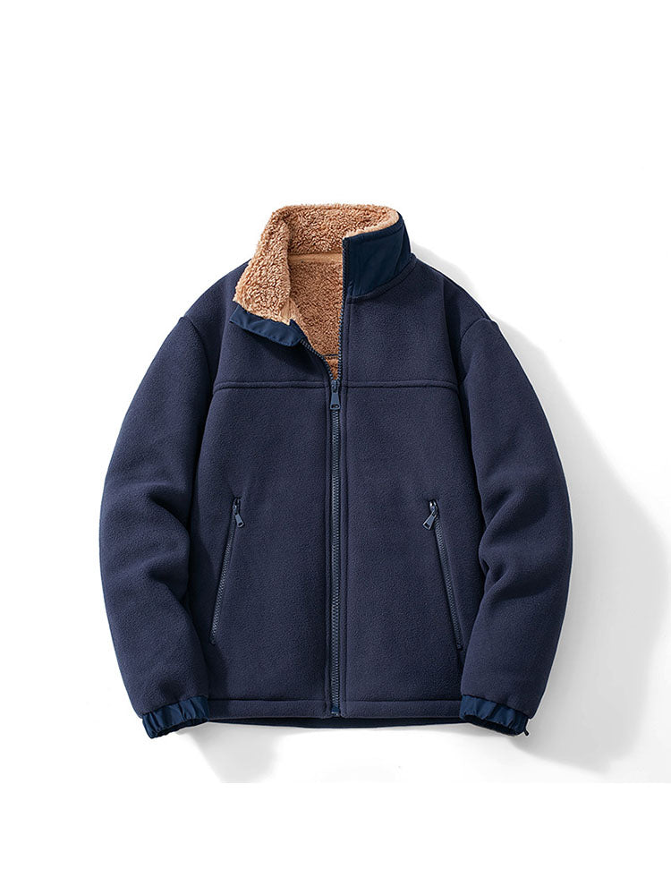Men's Sherpa Lined Fleece Jacket