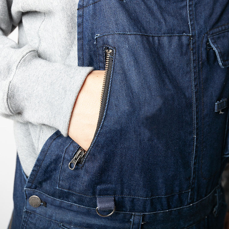 Outdoor Multifunctional Pocket Hip Big Zipper Overalls