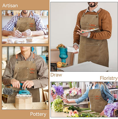 Durable Canvas Stain Resistant Apron Workwear