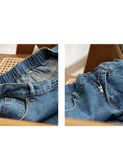 Robe longue ample en jean d'inspiration vintage