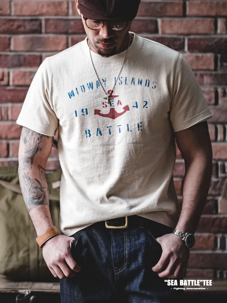 Men's Nautical Anchor Graphic Tee
