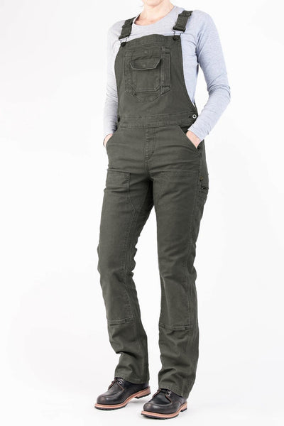 Salopette de travail en toile extensible pour femme