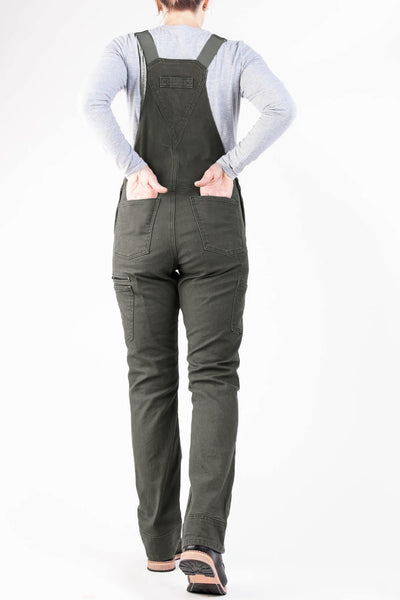 Salopette de travail en toile extensible pour femme