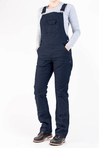 Salopette de travail en toile extensible pour femme