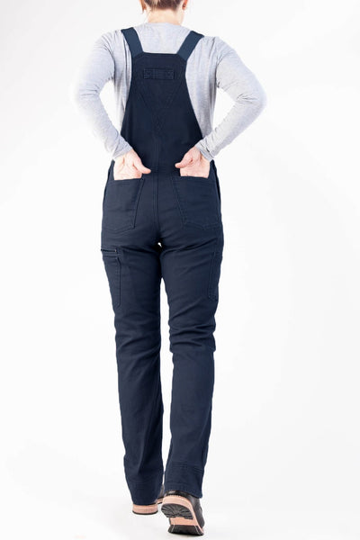 Salopette de travail en toile extensible pour femme